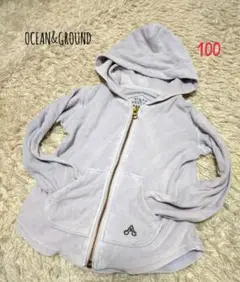 OCEAN&GROUND　無地パーカー　100のサムネイル