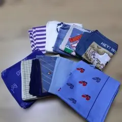 20×20cm ダブルガーゼハンカチ ナチュラルマリン 3枚セット - メルカリ