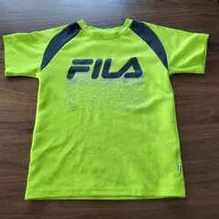 FILA キッズ Tシャツ ネオングリーン140