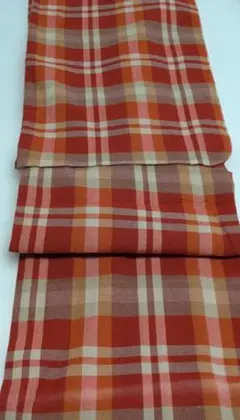 竺仙鑑製　綿明石縮浴衣　お仕立て上がり　新品　夏のおきものとしても素敵です　手縫 竺仙鑑製 綿明石縮浴衣 お仕立て上がり 新品 夏のおきものとしても素敵