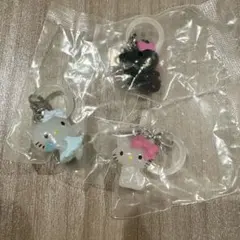 ゆ*ま様 ハローキティ　めじるしチャーム　めじるしアクセサリー　3個セット