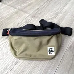 CHUMS　ミニウエストバッグ　ベージュ×ネイビー　ユニセックス　チャムス