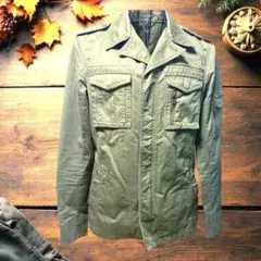 【美品】MK MICHEL KLEIN homme ミリタリージャケット