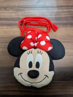 【超美品】ディズニーリゾート　ミニーポシェット　ぬいぐるみポーチショルダーバッグ