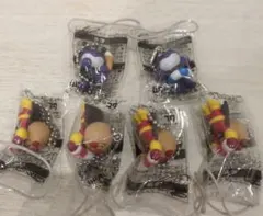 非売品　ムヒアンパンマンバイキンマン6個セット　キーホルダー