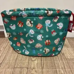 ディズニー ダッフィー フレンズ クリスマス　スーベニア　ランチバッグ