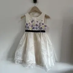 ANNA SUI mini 花柄ドレス M 補修あり