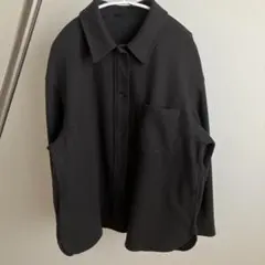 【UNIQLO ユニクロ】　レディースブラッシュドジャージーシャツジャケットM