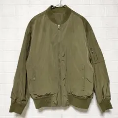 GU ジーユー (M)　リバーシブル ブルゾン　レディース