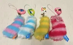 ディズニー　しっぽキーホルダー　4点セット