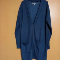 improves ネイビー ロング カーディガン Lサイズ