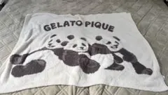 GELATO PIQUE パンダ柄毛布 ブランケット