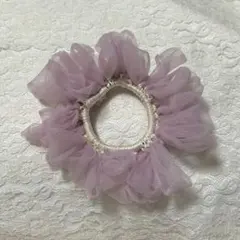 【32】編み物シュシュ