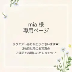 miaプロフ必読様 おまとめ6点【☆】