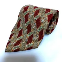 Ermenegildo Zegna 幾何学模様 ネクタイ　シルク