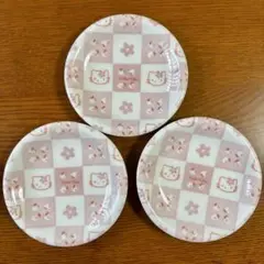 ハローキティ　お皿　3枚セット　ピンク
