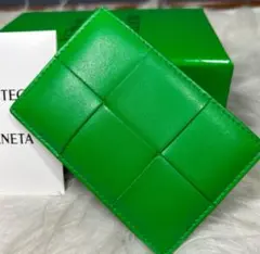 【美品】ボッテガベネッタ フラグメントケース グリーン