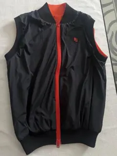 PEARLY GATES 男士背心 雙面黑/橘色 尺寸4