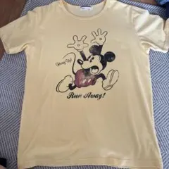 デニムダンガリーミッキーマウス Tシャツ グレー - メルカリ