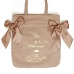 Maison de FLEUR ポムポムプリン ダブルリボントートバッグ
