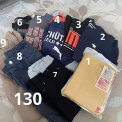 130 ユニクロ、プーマなど9点(新品あり)