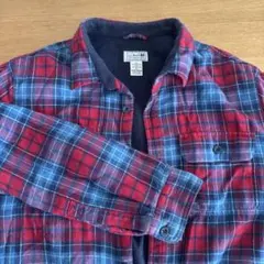 L.L.Bean ネルシャツ 裏地フリース チェック柄 XLのサムネイル