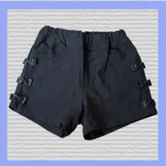 子供服 キッズ 黒 半ズボン 80