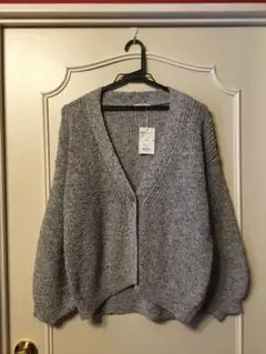 ＊【BAYFLOW】アゼボリュームカーディガン グレー〈新品未使用タグ付き〉＊