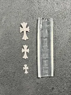 シリコンモールド クロス型 クロムパーツ クロムモールド