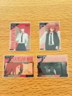 【匿名配送】チェンソーマン クリアカードセット 4枚セット