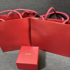 Cartier 紙袋×2、空箱