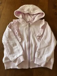 mezzo piano フリル付きパーカー 120