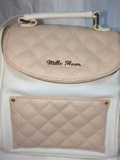 美品❤️ミルフルールの2wayバッグ.ミニリュック.