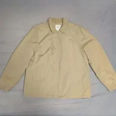 GAP メンズ ジップアップジャケット ベージュ L