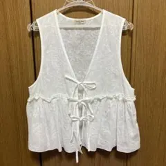 サマンサモスモス　miyuki matsuo×Samansa Mos2刺繍ベスト