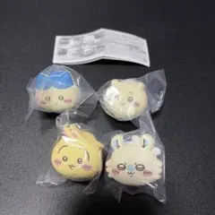ちいかわ きゃらまかろん ガチャ 全4種コンプリート　うさぎ　ハチワレ　モモンガ