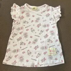 西松屋 アンパンマン 半袖 フリル ピンク 100cm