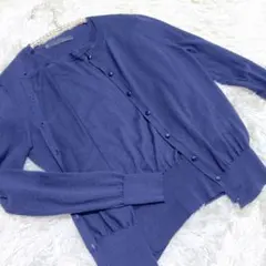 martinique アンサンブルニットカーディガン　ネイビー 美品のサムネイル
