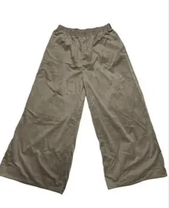 Radarista コーデュロイワイドパンツ ブラウン3Lサイズ