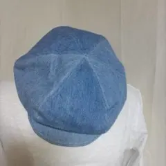 ハンドメイド　デニムキャスケット