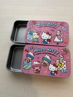 【50th限定】ハローキティ 50周年記念缶　2個