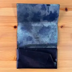 【てぃーあ様専用】所作 / 睡蓮画 ロングウォレット ブラック×フローラルのサムネイル