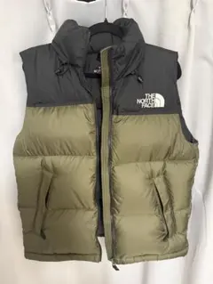 THE NORTH FACE オリーブグリーン ダウンベスト - メルカリ