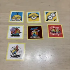 値下げ　Furuta フルタ minion ミニオン シールグミ おまけ 7枚