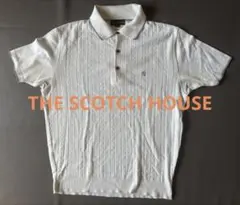 THE SCOTCH HOUSE ホワイトポロシャツ Lのサムネイル