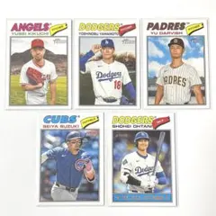 2026 MLB TOPPS HERITAGE 日本人選手 5枚 まとめ売り