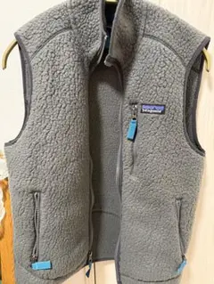 patagonia フリースベスト XXS グレー