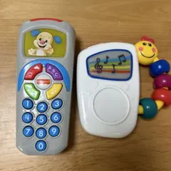 リモコン　音の鳴るおもちゃ　2個セット　fisher price