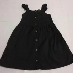 H&M フリル付き ジャンバースカート 110-120 5-6y