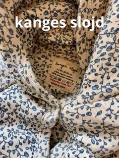 【美品】kanges slojd 花柄ロンパース カバーオール80cm